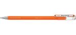 Pentel Mattehop 1.0 MM Roller Gel Pen | Bright Colours | Opaque Ink | Ideal For DIY Art & Decorative Writing (K110-V) (Orange)
