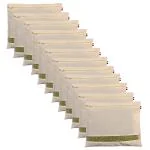 pristu Cotton Saree Bags / Covers for Storage | Big size single (16 x 14 Inches ) with Zip Closure for Clothes Bags and Wardrobe Organizer with Transparent mesh window (12)