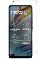 LazyLion Motorola Moto G60 5G Black Tempered Glass Screen Protector with Wipes Kit