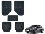 Kozdiko Clear Car Mats For Fiat Linea (Pack of 5)