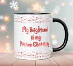 NH10 DESIGNS My Boyfriend is My Prince Charming Printed Coffee Mug Birthday Gift for Love Couple Boyfriend Gift for Love Mug Gift for Couple Boyfriend (Ceramic Tea Coffee Mug- 350 ML) (GFBFTNY3TM 48)