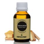 Earth N Pure Sandalwood Essential Oil (Chandan Oil) 100% Pure,Natural ,Therapeutic Grade - Bright, Clean, Flawless Skin, Diffusers & More (50 Ml)