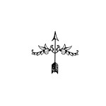 SIMPLY INKED Fleur de Arrow Temporary Tattoo, Designer Tattoo for all (Fleur de Arrow tattoo) Pack of 2