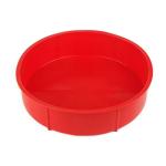 Healux Freezer and Oven Safe Round Silicone Muffin And Cupcake Mould 8 in