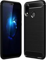 KWINE CASE Vivo Y93 Black Rubber Back Cover
