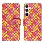 A D Enterprises Mat Pink Flip Cover for SAMSUNG A55 5G| Magnetic Case| Shock Absorbent| Flip Cover SAMSUNG A55 5G