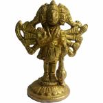 ORAMSA Brass Lord Panchmukhi Hanuman Idol & Statue | Pavan Putra Pooja Mandir & Home | Bajrang Bali Hanuman