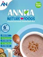 Annha Nature Foods Sprouted Ragi Porridge Mix, 250g (Pack of 1)