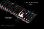 Cosmic Byte CB-GK-02 Corona Wired Gaming Keyboard, 7 Color RGB Backlit with Effects (Black)