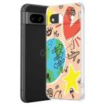 Fashionury Soft Silicone Designer Printed Full Protection Printed Back Case Cover for Google Pixel 8a -D3098