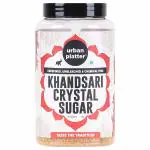 Urban Platter Khandsari Crystal Sugar, 1kg (Unrefined | Unbleached | Chemical free | Sugar Alternative)