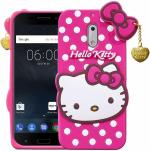 Mintak Nokia 6 Pink Silicon Scratch Resistant and Shockproof Mobile Back Cover