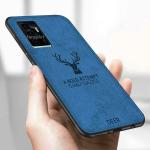 Lejaao Vivo V20 SE Vivo 2022 Blue Cloth, Leather, PC and TPU Mobile Back Cover