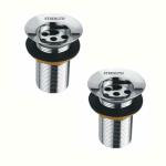 ENNIUS Waste Coupling for Wash Basin - Leak-Proof Full Thread Design Sink Drainer - Durable and Efficient, Stainless Steel ( Pack of 2 ).