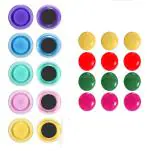 StealODeal Multicolor 22 Pcs Small Medium Round Muitipurpose Office Magnets (Pack Of 2)