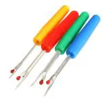 Craftlove SeCraftlove Ripper Stitch Opener Sewing Craft Tool With Cover- Different Colors (Pack Of 4)