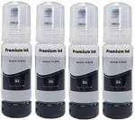 Technart Black Ink Bottle For Epson L5190, Ecotank L4150, Epson L6170, Epson Ecotank L3110, Epson Ecotank L1110, Ecotank L4160 (Pack Of 4)