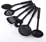 KAVYANSH 6 Pcs spetulas Kitchen Tool Set silicon spatula Nylon Heat-Resistant Nonstick Serving Spoon Spatula, Pasta Server, Deep Ladle, Turner Scoop Kitchen Serving Utensil Tools Spoon Spatula Turner Cooking & Baking Tool kitchen utensil set,