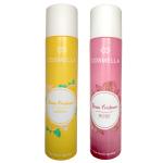 Cosmella Air Freshener Lemon and Rose for Room, Home, office, Party Hall, 310ml Each, Pack of 2