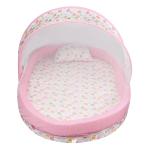 Kiddie Fun Baby Mattress with Mosquito Net and Bumper Guard 94x54x52 Cm