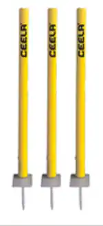 CEELA Plastic Cricket Target Stumps for Bowling Practices