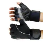 Vector X Black Leather Vx-Majestic Fitness Gloves - S