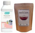 Tidy Fox Baking Soda and Cleaning Vinegar Combo / All Purpose Cleaner (850 gm + 850 ml)