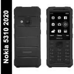 Gizmofreaks Back Cover for Nokia 5310 2020 XpressMusic Rugged Case ( Premium Matte TPU ) Black