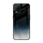 Qrioh Black Aura Glass Case for Realme 8 5G