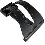 Shopeleven Magic Back Stretcher Lumbar Back Support Device for Upper Lower Back Pain Relief Back Stretching Device 3 Adjustable Level, Black,with Acupuncture Point