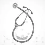 PAXMAX Silver Shine Dual Head Stethoscope for Doctors & Students Cardio 3