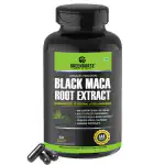 GREENDORSE Peruvian Black Maca Root Extract, 1600mg |Std. 0.65% Macamide & Macaenes by HPLC, Lab Tested | For stamina & reproductive Health Support, Performance,Vitality- 60 Veg Capsules