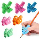 Party Propz Rubber Finger Grip Handwriting Pencil Grip Holder (Set Of 6)