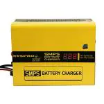 SYSPRO Power House 24 Volts 10 Amps Digital Display Automatic Battery Charger with 7 AH to 220 AH Battery Charging Capacity for Tabular Inverter AMF Panel Bike Truck and 24V Charger Black and Yellow