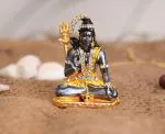 CraftVatika Multicolor Metal Shiva Statue 5.5 x 3 cm