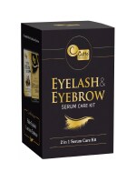 Eyelash and Eyebrow Care Kit, 100% USDA Certified Cold Press Eyelash Serum 60 ml and Herbal Eyelash Serum 60 ml, For Thickens, Enhancer, strengthens, Boost Growth for your Eyelashes, Eyebrows & Hair