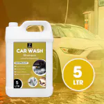 Zivantix Car wash Shampoo Yellow 5 Liter | Wonder Wash Car Shampoo (5L) | Luxurious Car Wash Shampoo, Honey Thick with Super Suds | Car Washing Shampoo with Peach Fragrance