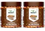 Bharvi California Almonds - Premium Quality (American Badam) - 500gm (250g*2) Pack Of 2||AAA Quality
