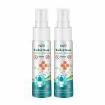No-O Toilet Seat Sanitizer Spray 30 ml (Pack of 2), Kills 99.9% Germs and Travel Friendly Pack