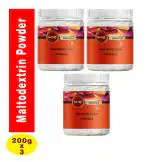 Red Cliff Pure Maltodextrin Powder | Combo Pack Of 3 | 200gx3 |