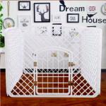 Pets Empire 4 Panel Indoor Outdoor Pet Playpen Pet Fence With lockable Door (White)
