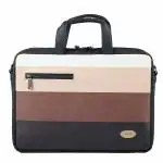 Pepro Coffee Unisex Vegan Leather Laptop Messenger Bag - Fits Up to 13, 13.5, 14 inch Laptop or MacBook (PLVGLBS1CO)