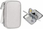 House of Quirk Electronics Accessories Organizer Portable Travel Case(Grey)