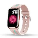 Pebble Aspire Fitness Tracker Smartwatch for Men Women, 1.57'' HD Color Screen, SpO2,24H Heart Rate Monitor,14 Days Battery Life,Female Cycle Tracker, 5ATM Waterproof, Rose Gold (PFB09)