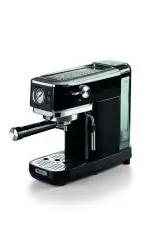 Ariete 1381/12 Coffee machine with pressure gauge, compatible with ground coffee and ESE pods, 1300 W, 1.1 L capacity, 15 bar pressure, Half cup filter, Cappuccino device, Black