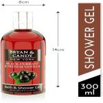 Bryan & Candy New York Black Currant and French Vanilla Shower Gel (300ml) and Essential Oils. Gentle, Moisturizing Body Wash for Soft, Supple Skin  (300 ml)