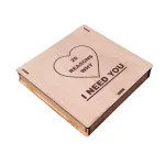 StarLaser 20 Reasons Why I Need You Message Box Gift For Anniversary Birthday And Loveable Person MDF Wood
