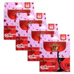 SOULFRESH Rose Bathroom Air Freshener Block For instant Rose Fragrance (4Pcs*75g)