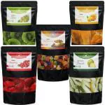 Dried Fruits Combo: 50g Packs of Kiwi, Mango, Pomelo, Strawberry & Mixed Dices by The Berry People - Finest Berries for Finest People