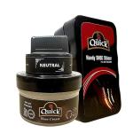 QUICK Nubuck & Suede Shoe Polish Cream Color - Natural (Pack 50 Grams) and Shoe Shiner| Carnauba Wax Shoe Polish Cream with Silicon Oil and Leather Conditioner